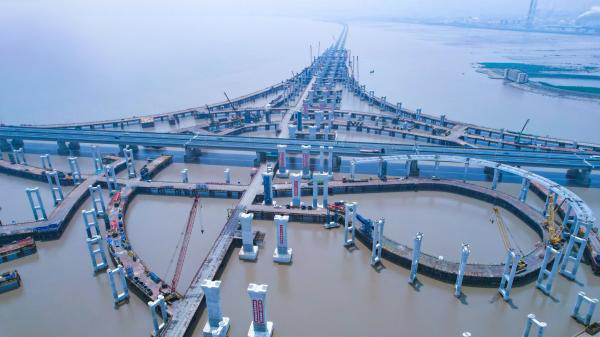 Elkészült a Hangyong többvonalas ningbo I. fázisú projekt binhai csomópontjának utolsó cölöpalapozása