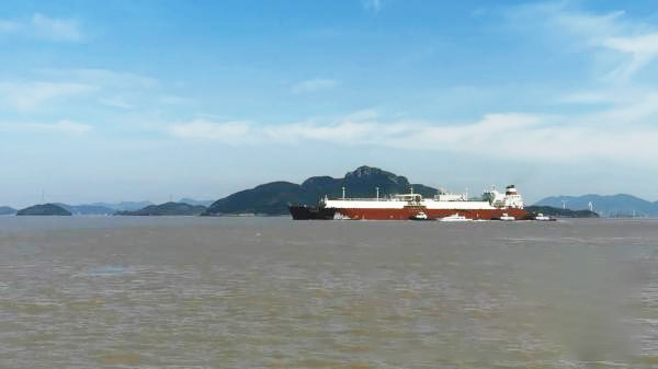 A Ningbo 50,9 milliárd négyzetméter földgázhoz jutott az 500. LNG-hajó megérkezésével