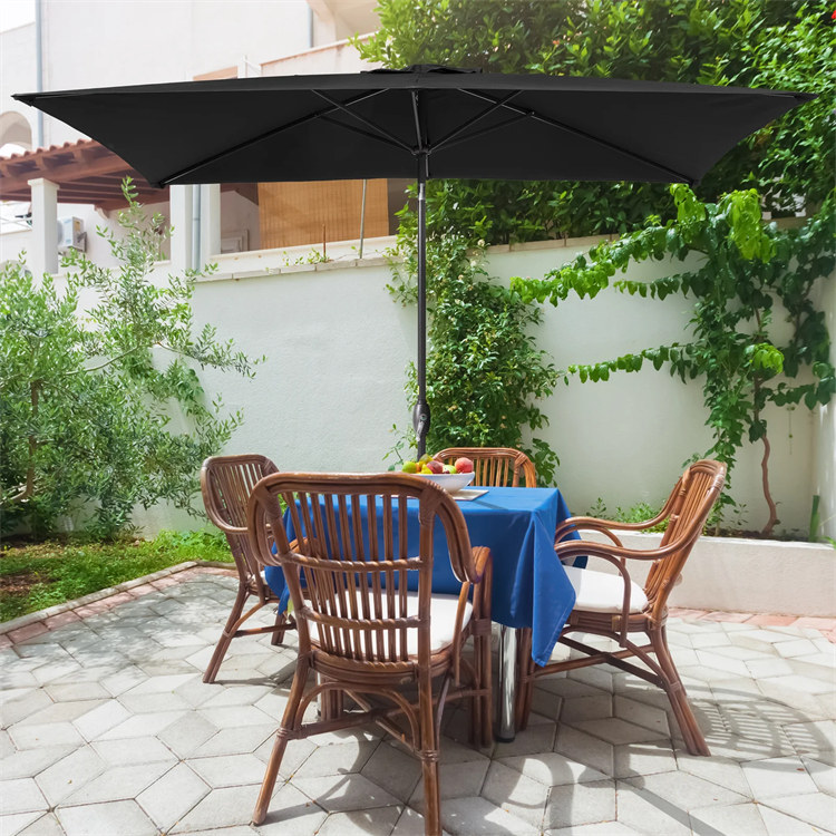 10x 6,5 láb téglalap alakú piaci esernyő