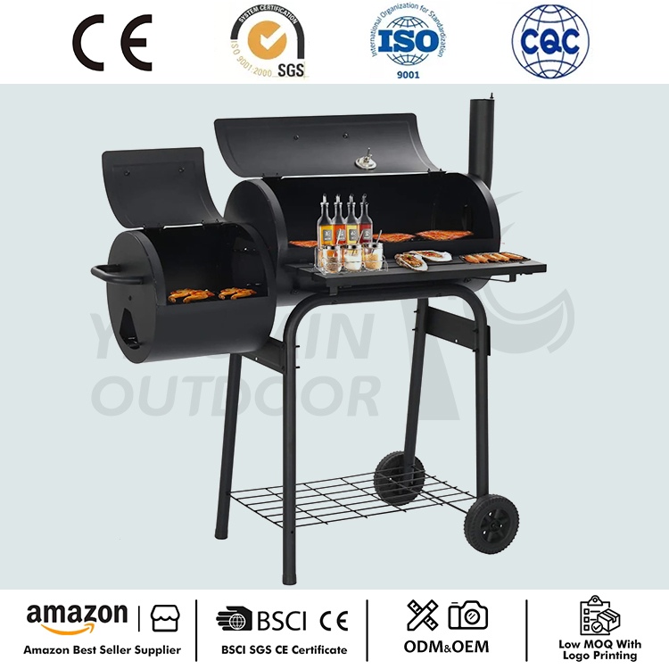 Kültéri BBQ faszén grill