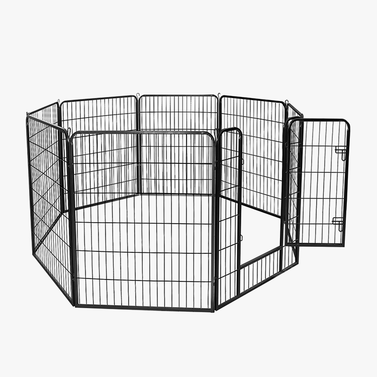 8 Panel Fém Barrier Kennel Kerítés