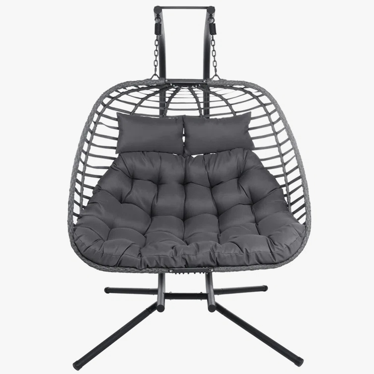 2 személyes Rattan Egg hintaszék