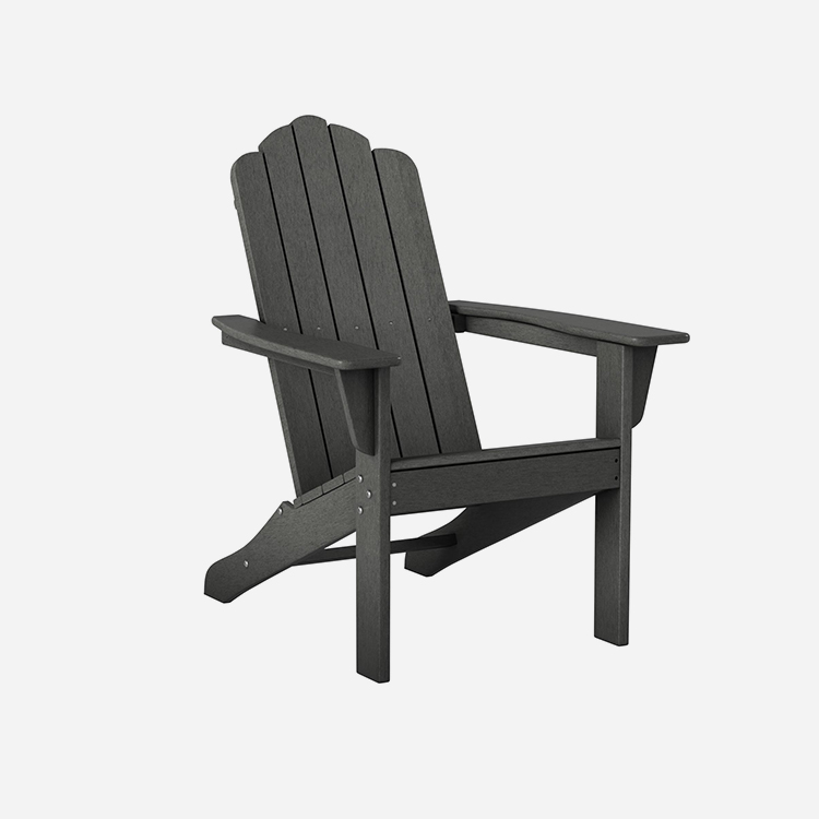 Outdoor Gray Poly Patio Adirondack szék